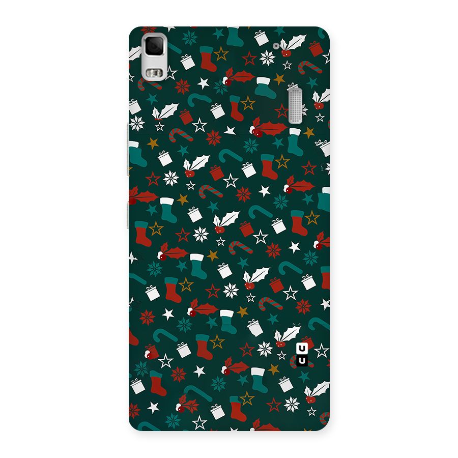 Christmas Pattern Design Back Case for Lenovo K3 Note