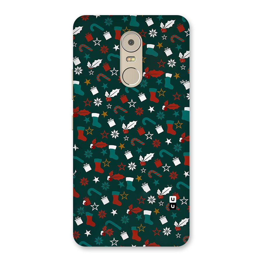 Christmas Pattern Design Back Case for Lenovo K6 Note
