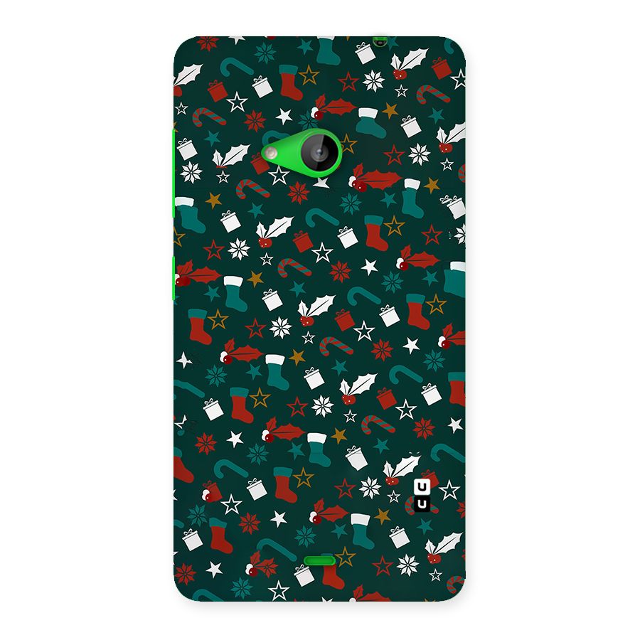 Christmas Pattern Design Back Case for Lumia 535