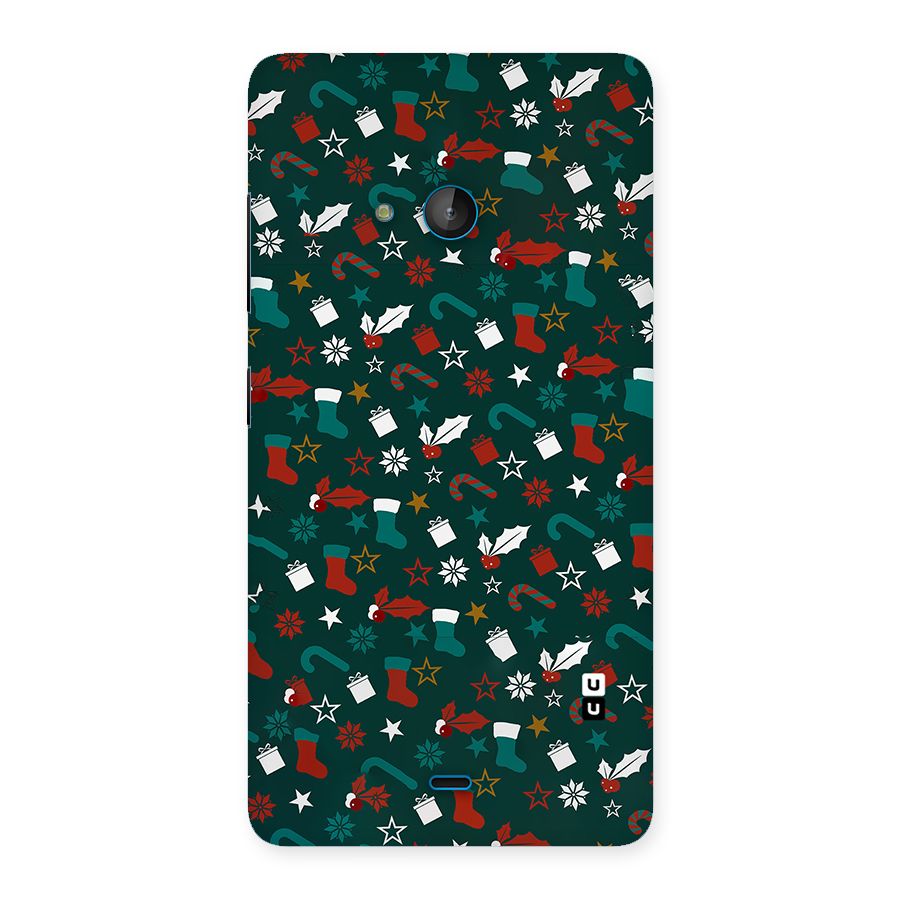 Christmas Pattern Design Back Case for Lumia 540