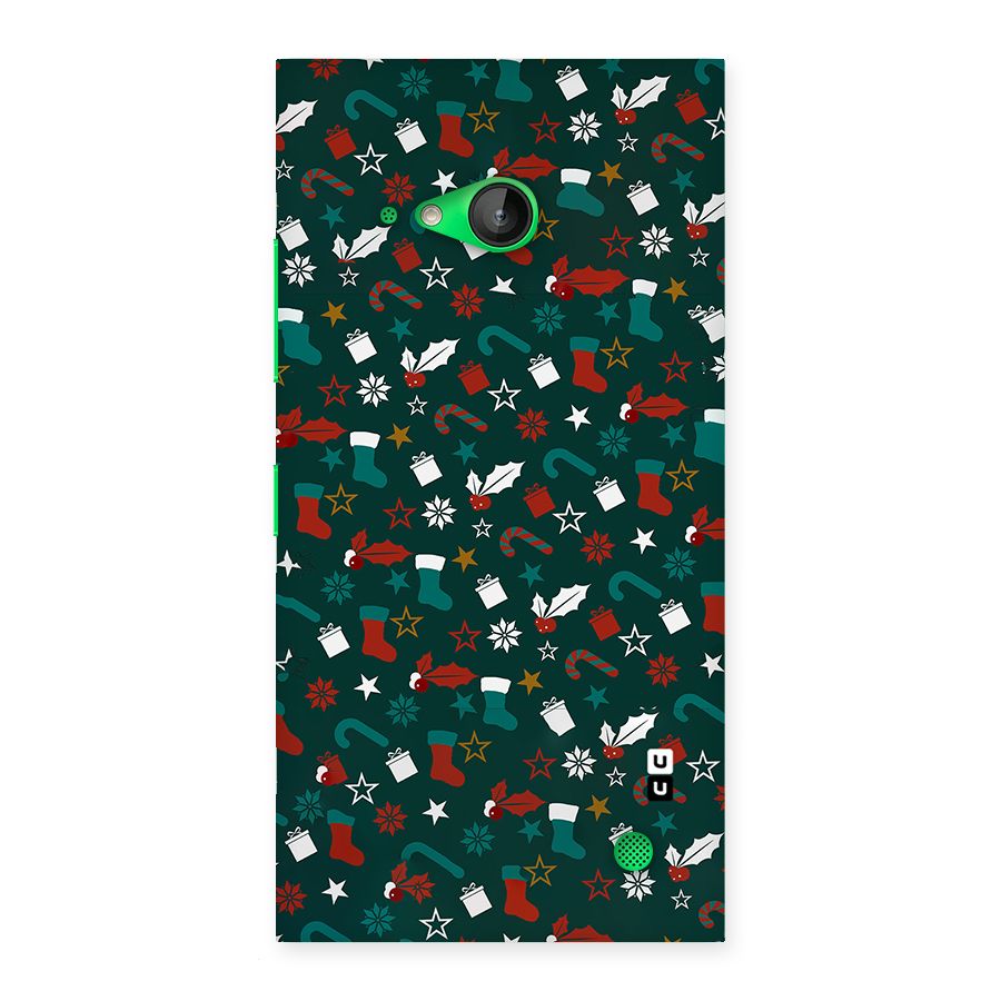 Christmas Pattern Design Back Case for Lumia 730