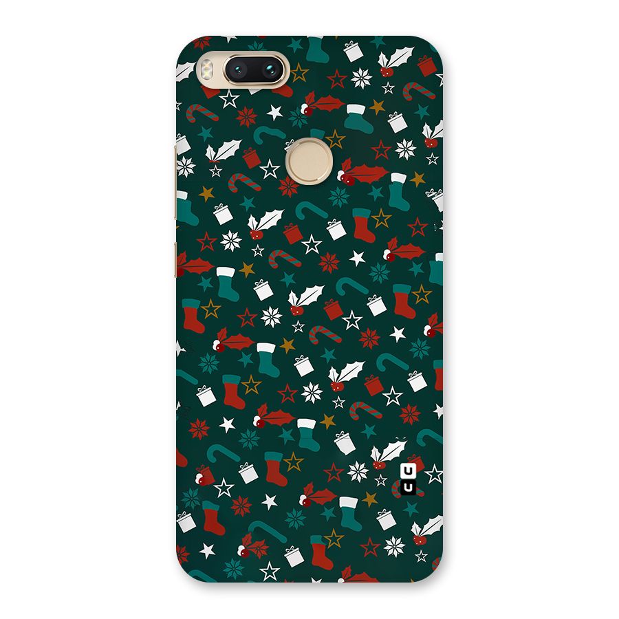 Christmas Pattern Design Back Case for Mi A1