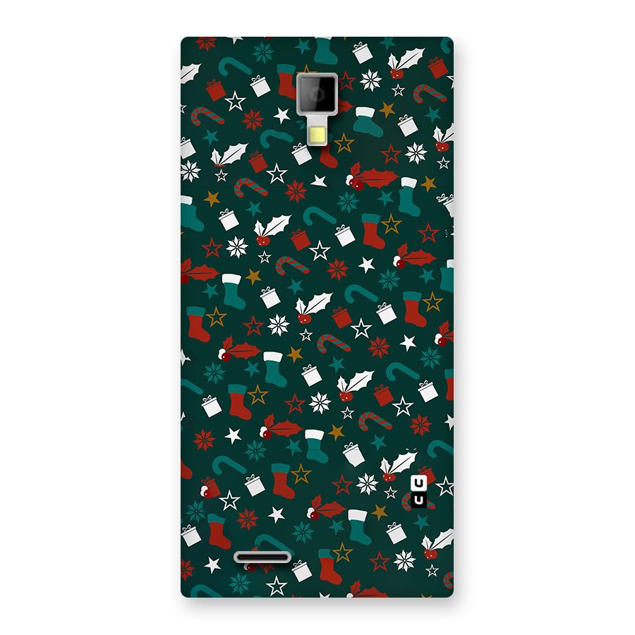 Christmas Pattern Design Back Case for Micromax Canvas Xpress A99