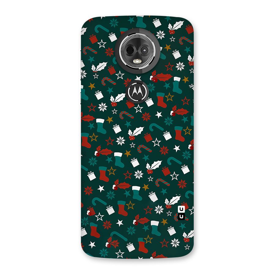 Christmas Pattern Design Back Case for Moto E5 Plus