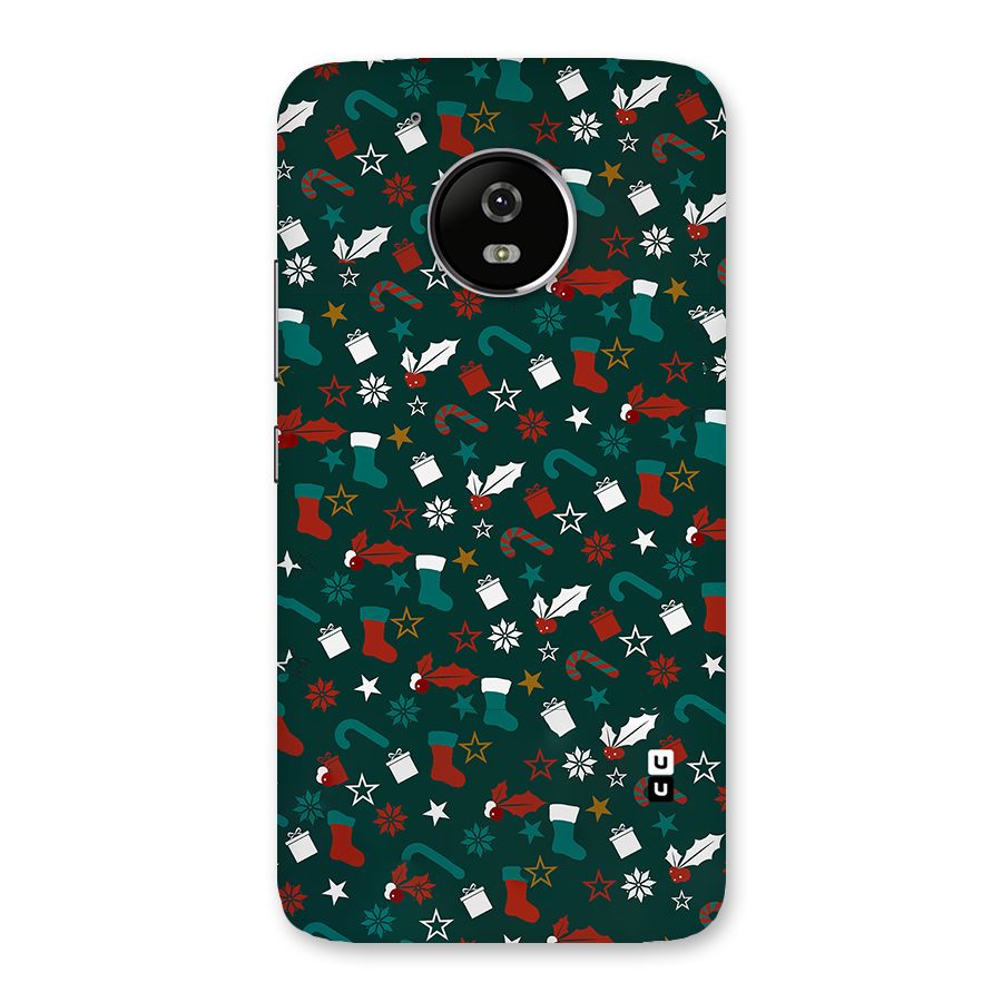 Christmas Pattern Design Back Case for Moto G5