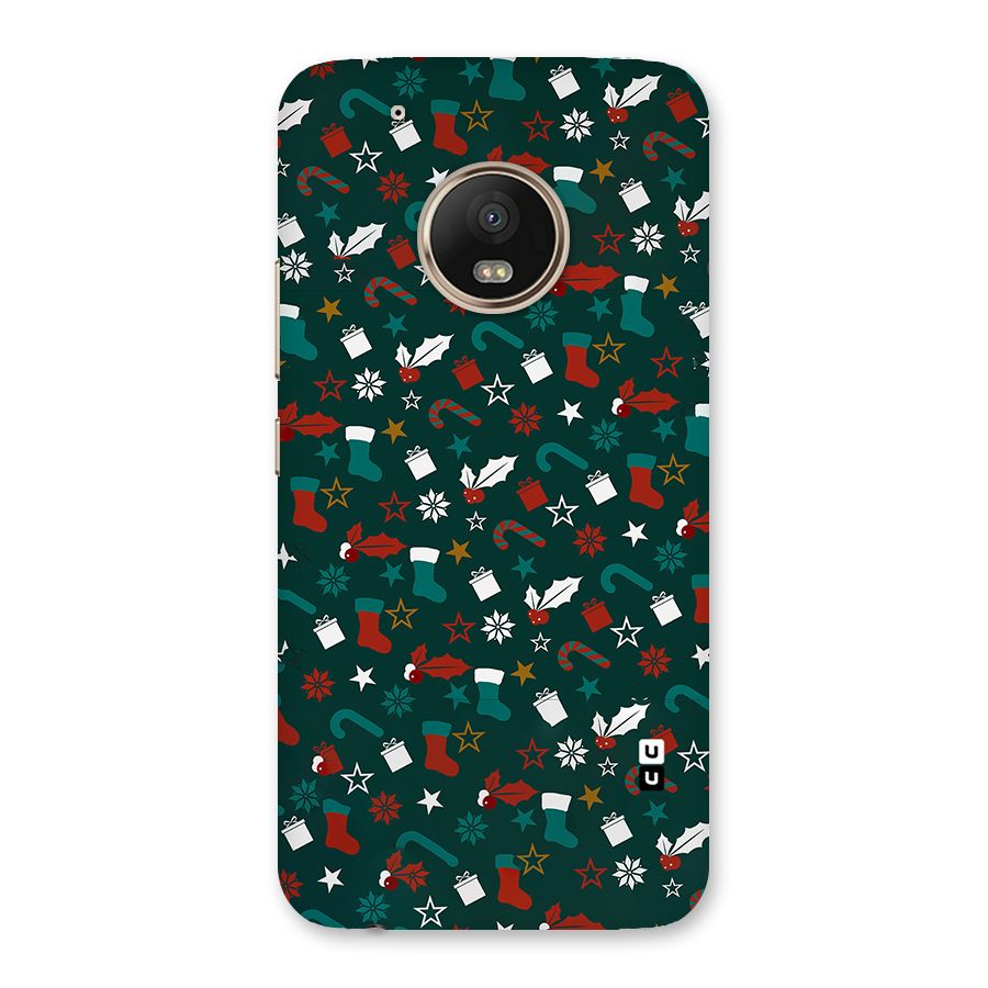 Christmas Pattern Design Back Case for Moto G5 Plus