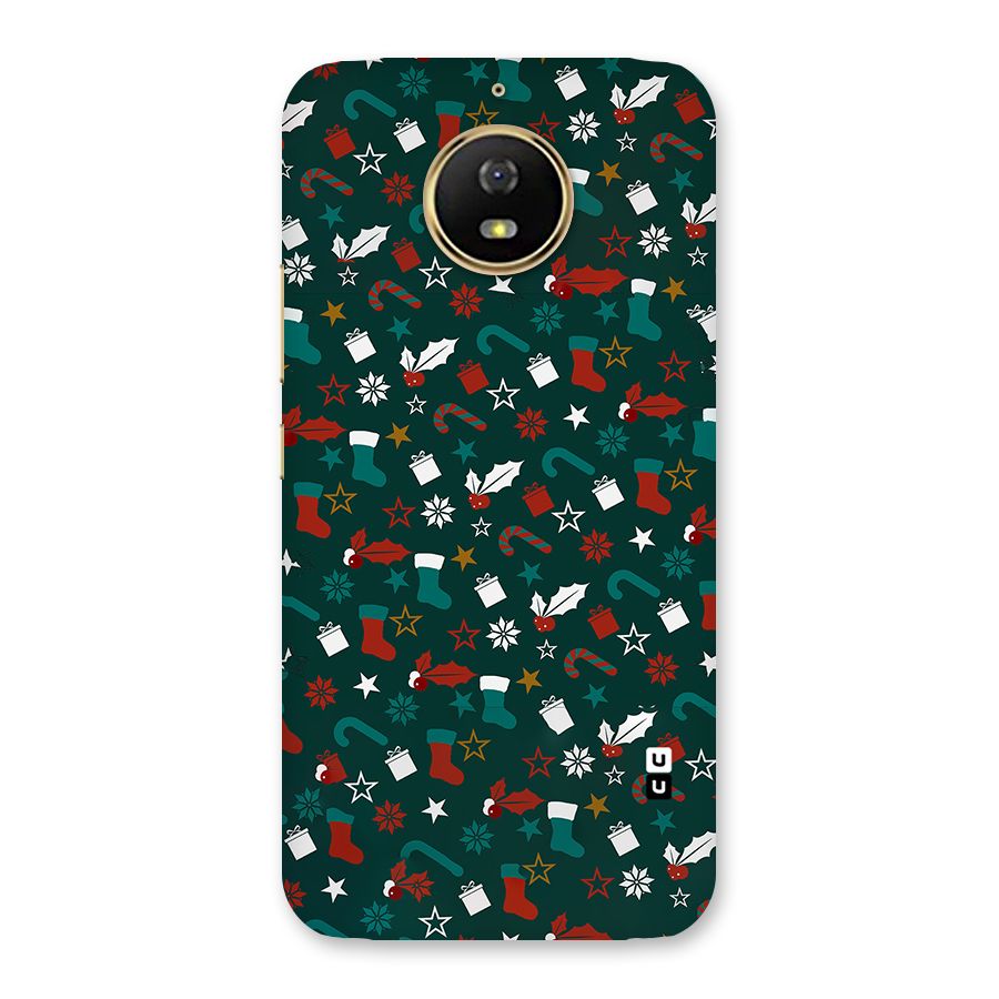 Christmas Pattern Design Back Case for Moto G5s