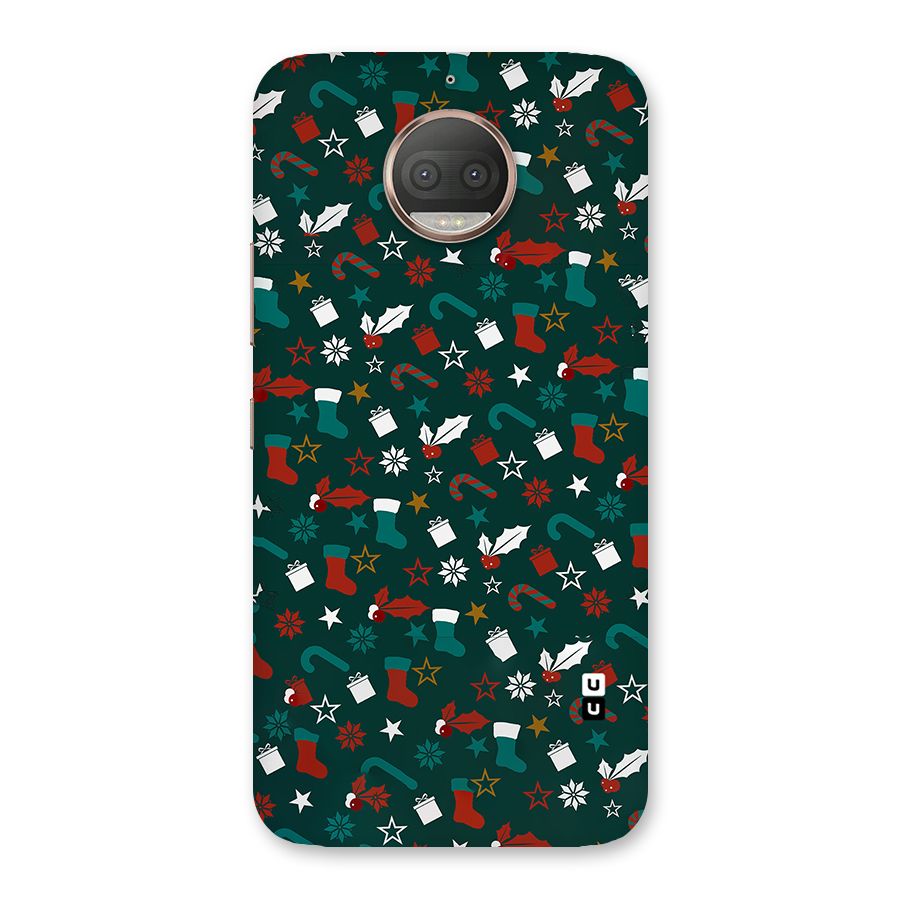 Christmas Pattern Design Back Case for Moto G5s Plus