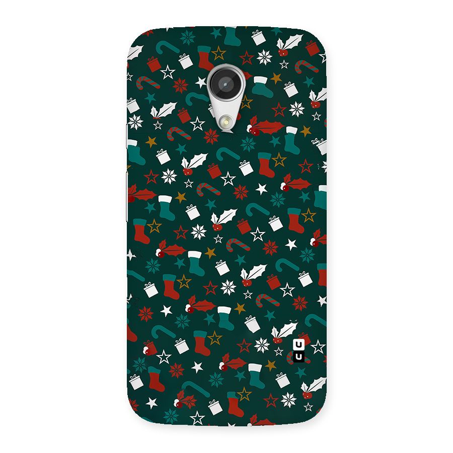 Christmas Pattern Design Back Case for Moto G 2nd Gen