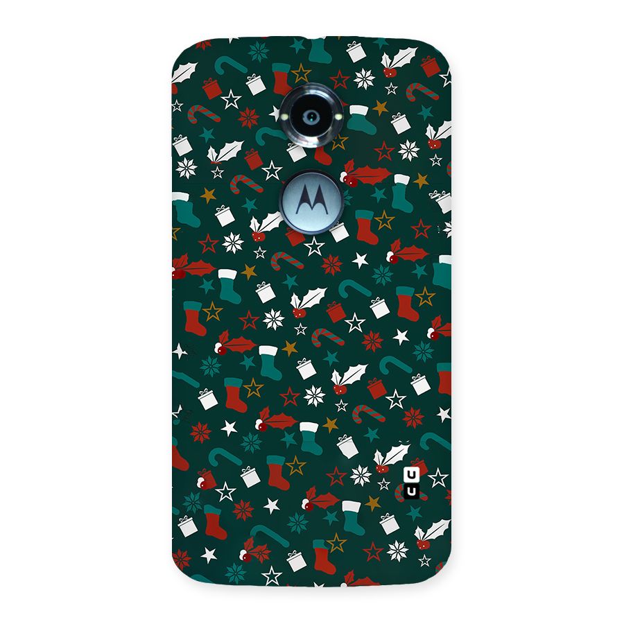 Christmas Pattern Design Back Case for Moto X 2nd Gen