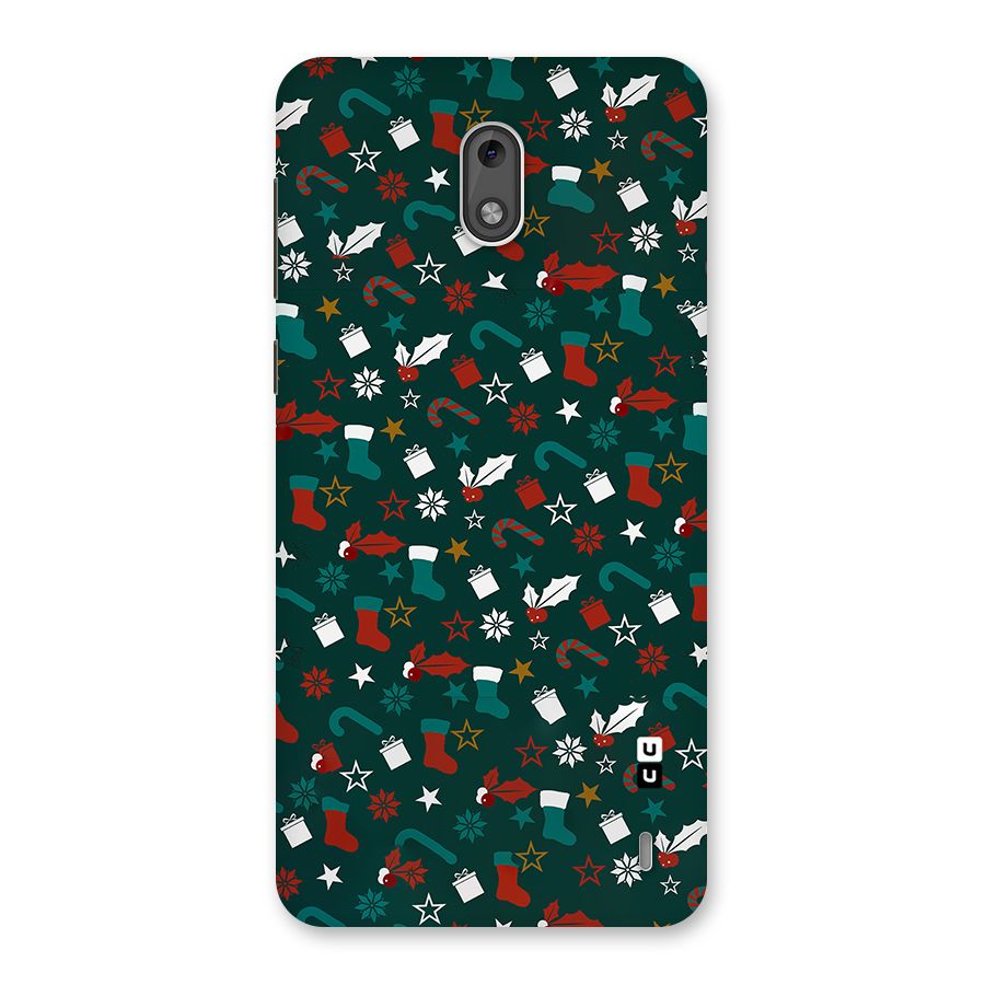 Christmas Pattern Design Back Case for Nokia 2
