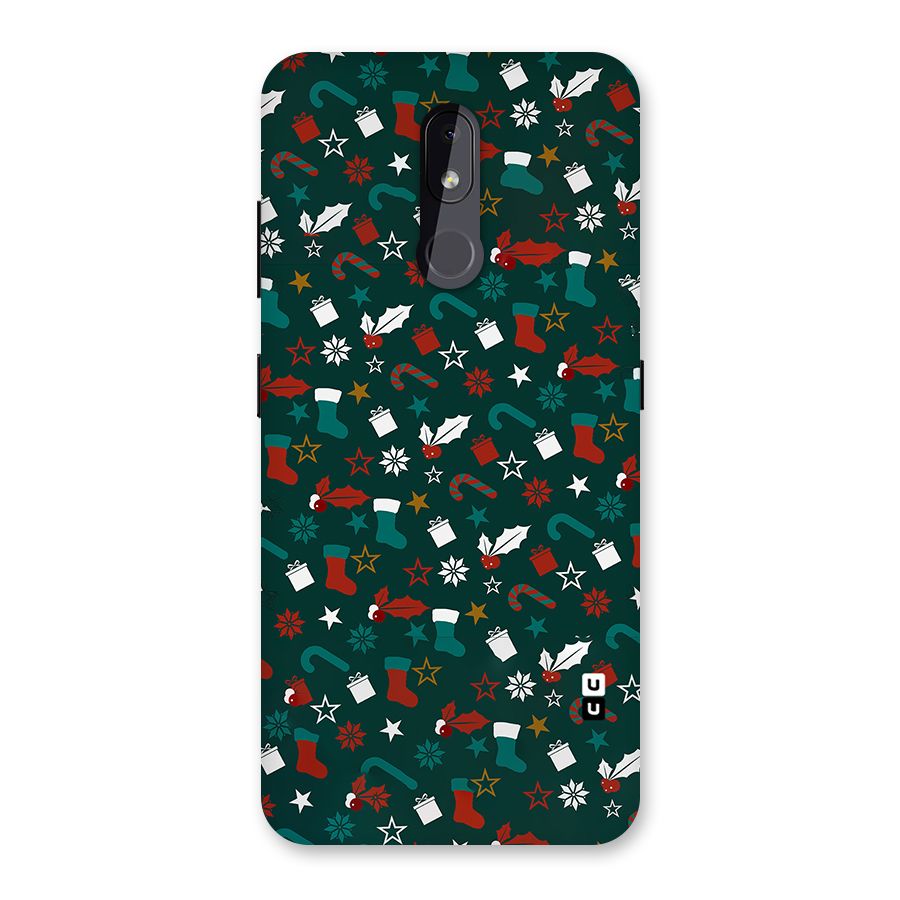 Christmas Pattern Design Back Case for Nokia 3.2