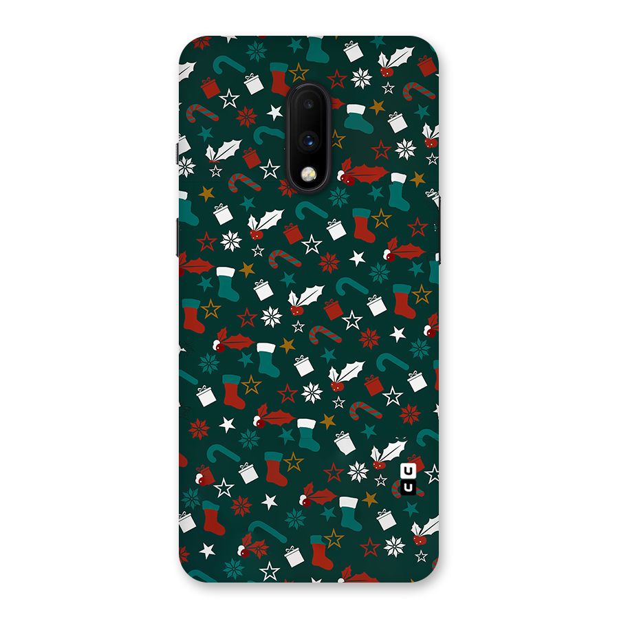 Christmas Pattern Design Back Case for OnePlus 7
