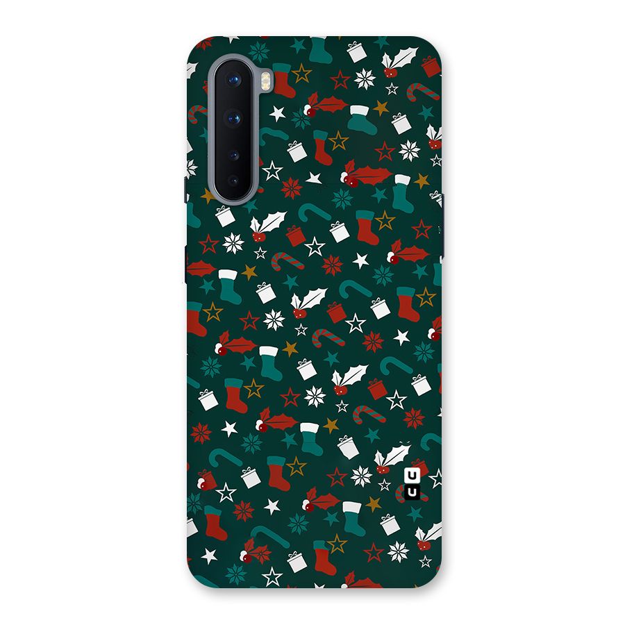 Christmas Pattern Design Back Case for OnePlus Nord