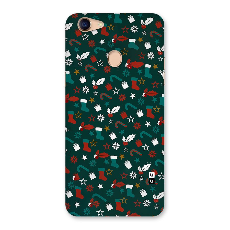 Christmas Pattern Design Back Case for Oppo F5 Youth