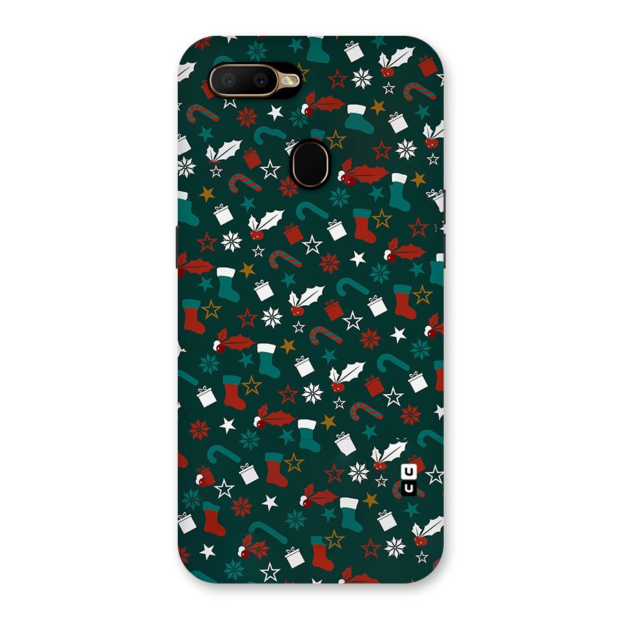 Christmas Pattern Design Back Case for Oppo A5s