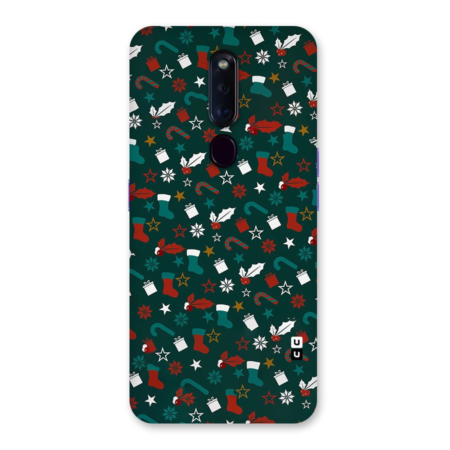 Christmas Pattern Design Back Case for Oppo F11 Pro