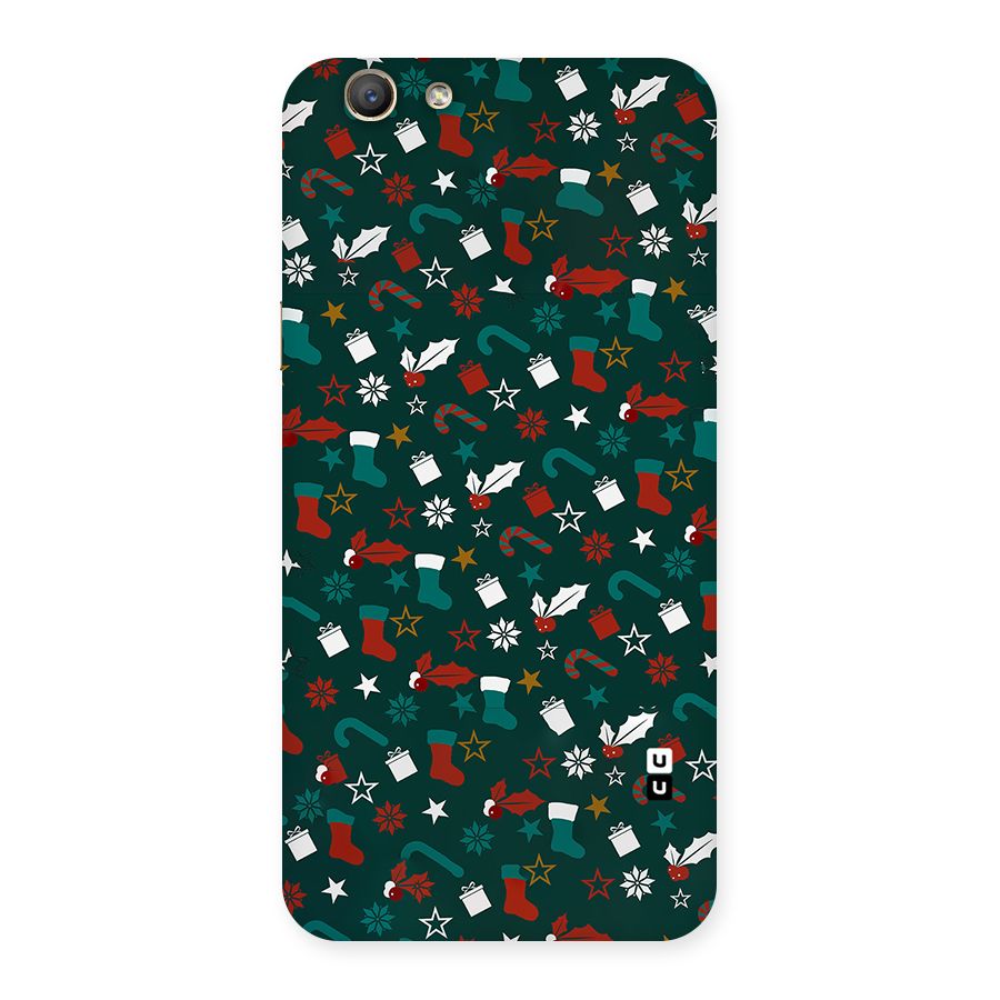 Christmas Pattern Design Back Case for Oppo F1s