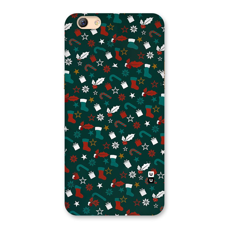 Christmas Pattern Design Back Case for Oppo F3 Plus