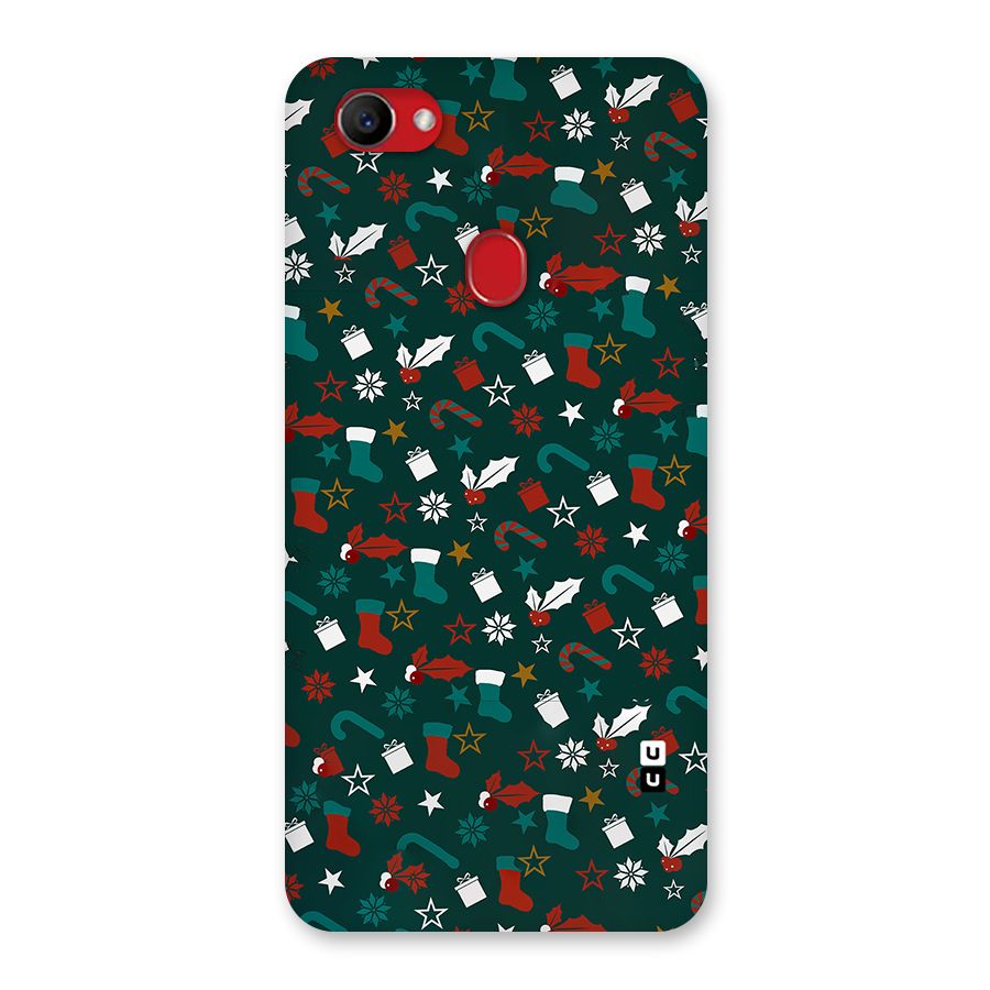 Christmas Pattern Design Back Case for Oppo F7