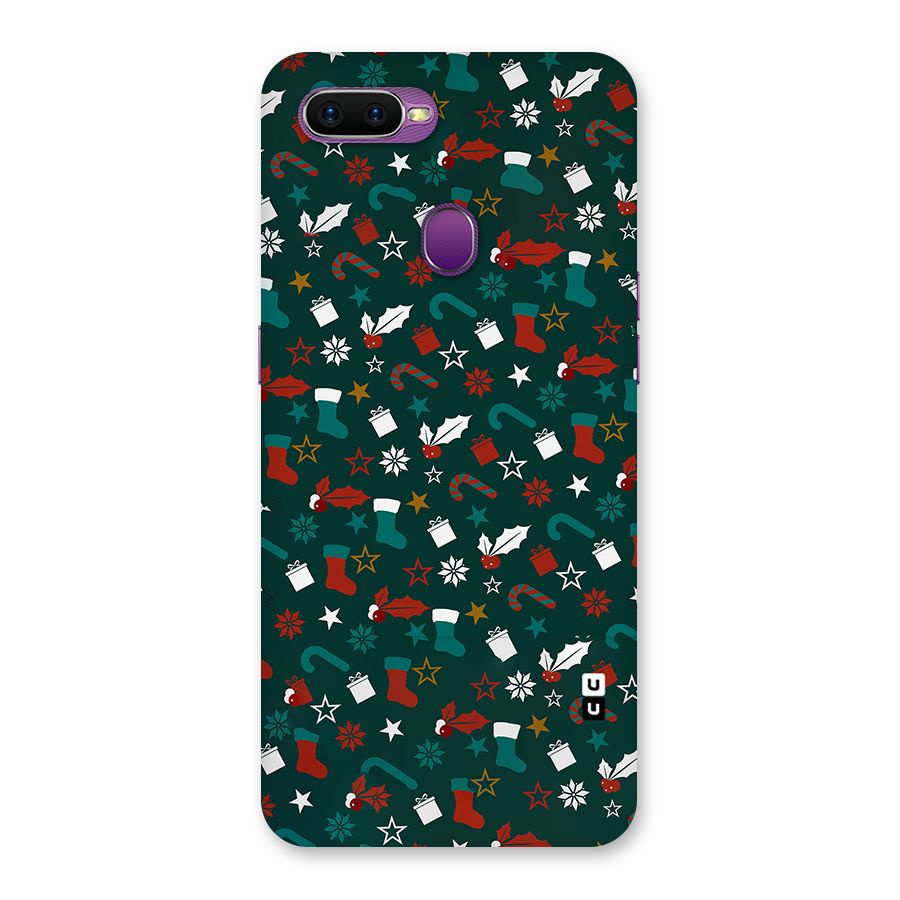Christmas Pattern Design Back Case for Oppo F9