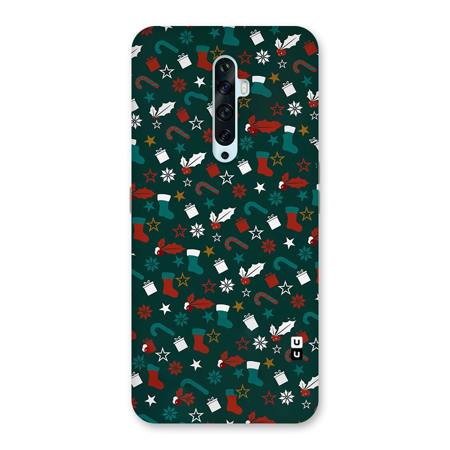 Christmas Pattern Design Back Case for Oppo Reno2 F