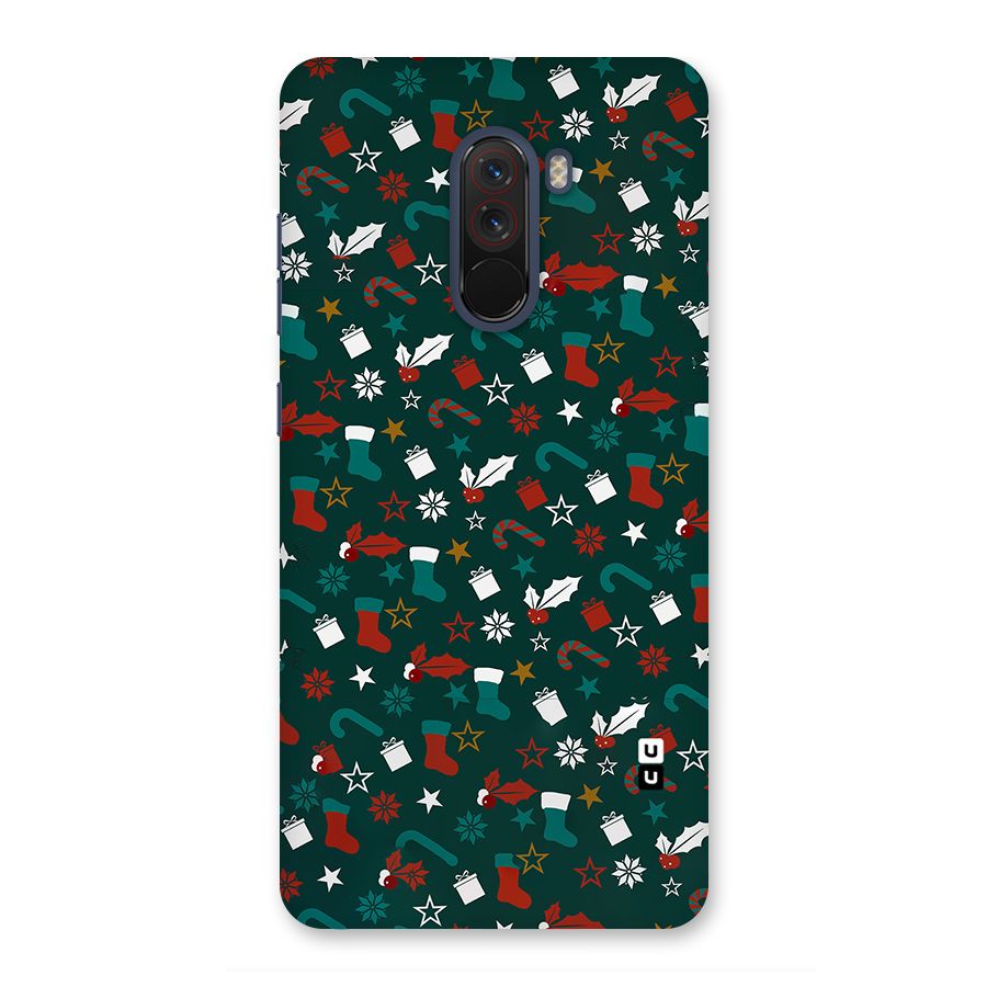 Christmas Pattern Design Back Case for Poco F1