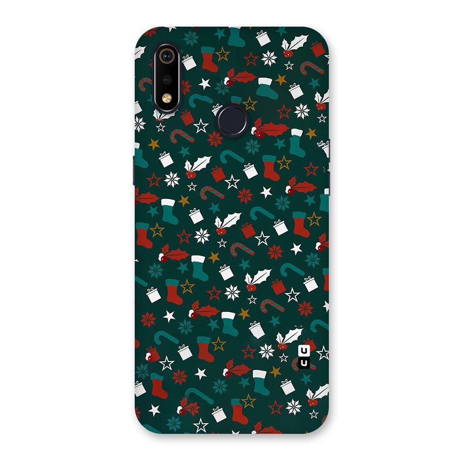 Christmas Pattern Design Back Case for Realme 3i