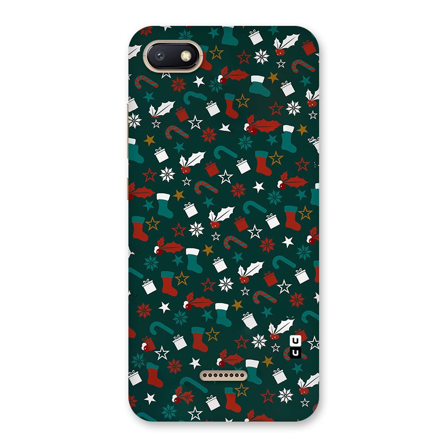 Christmas Pattern Design Back Case for Redmi 6A