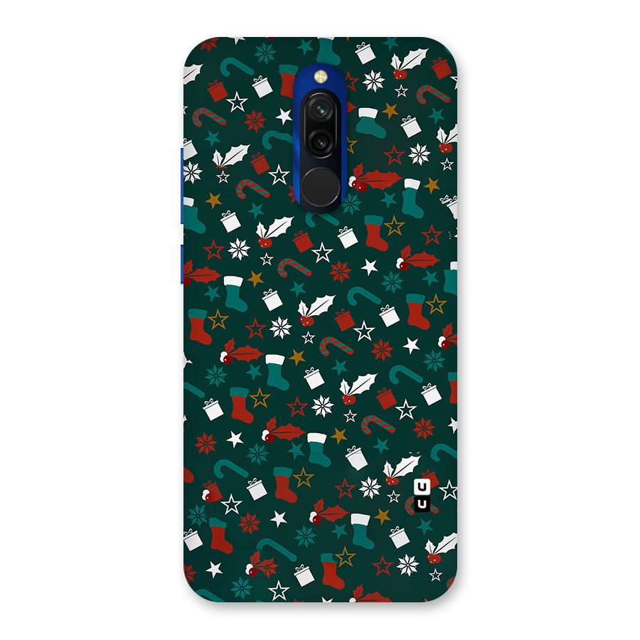 Christmas Pattern Design Back Case for Redmi 8