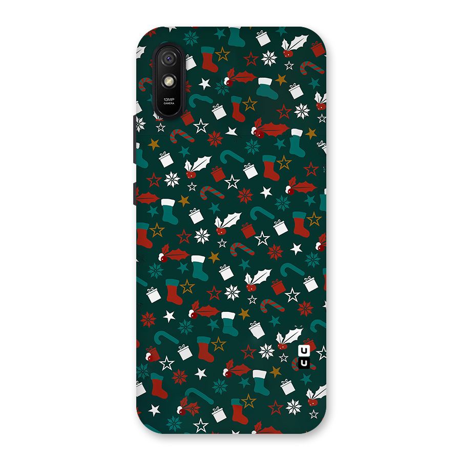 Christmas Pattern Design Back Case for Redmi 9A