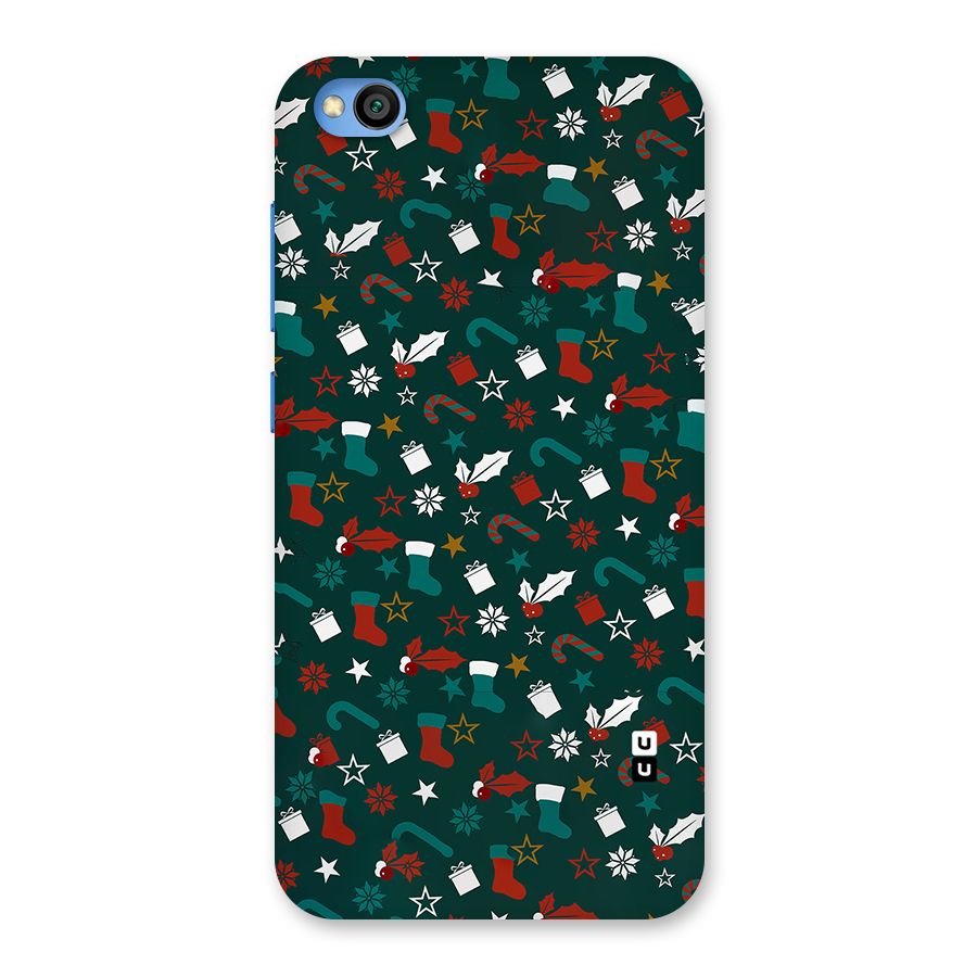 Christmas Pattern Design Back Case for Redmi Go