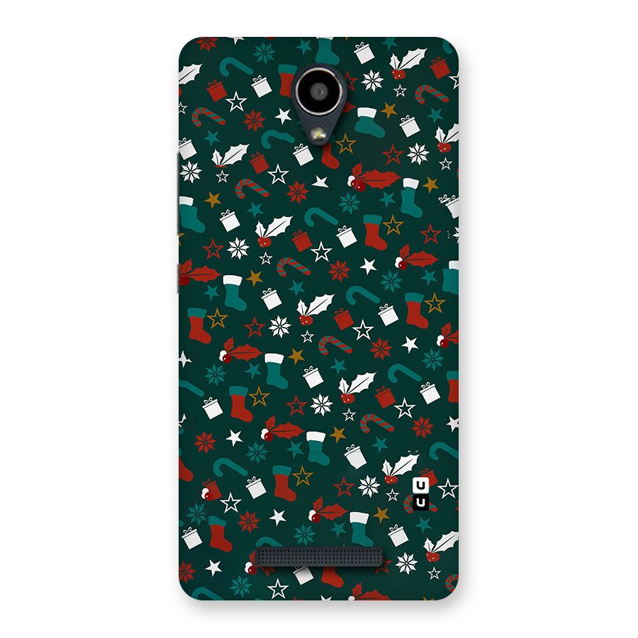 Christmas Pattern Design Back Case for Redmi Note 2