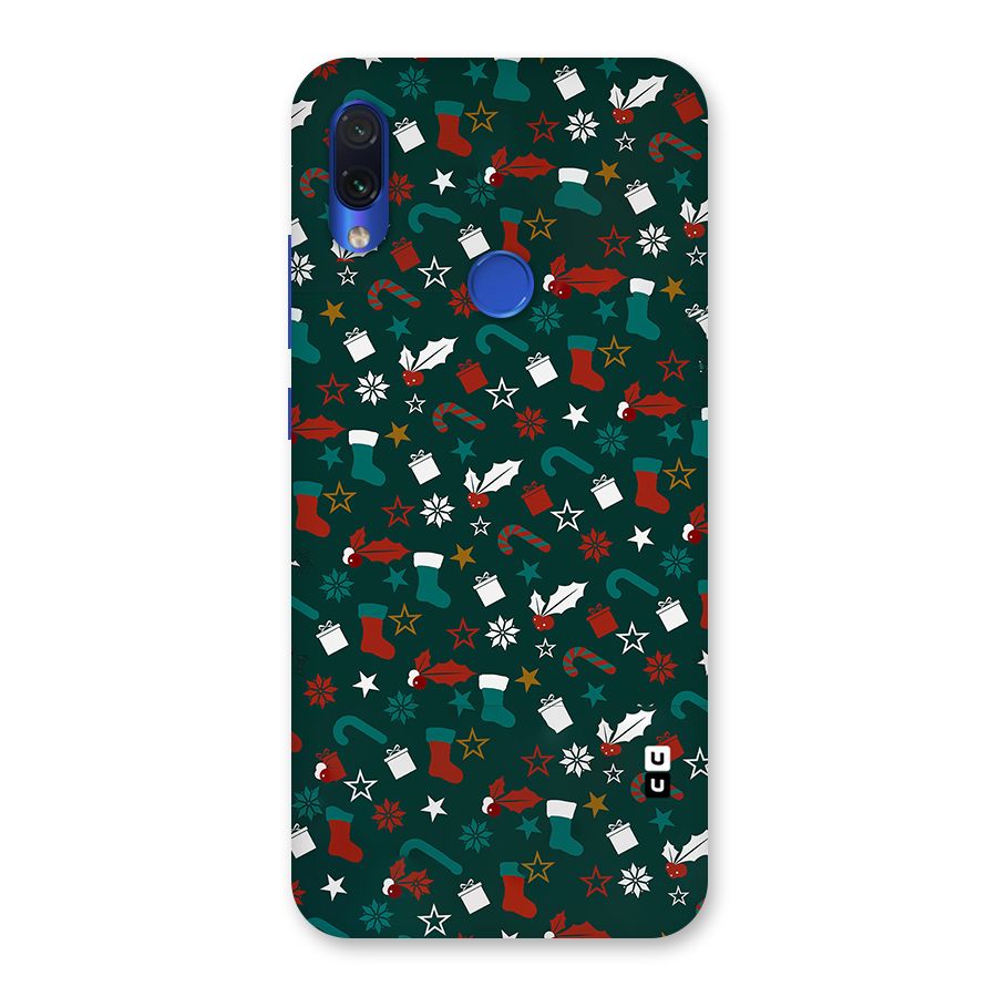 Christmas Pattern Design Back Case for Redmi Note 7