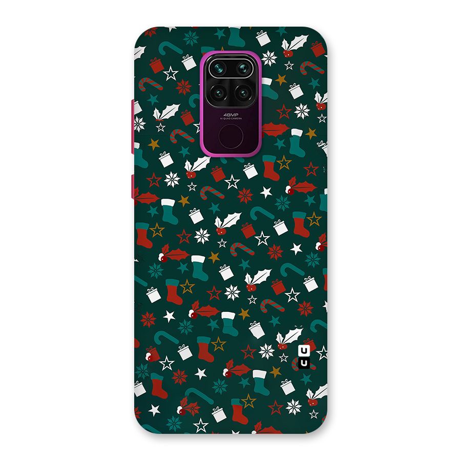 Christmas Pattern Design Back Case for Redmi Note 9