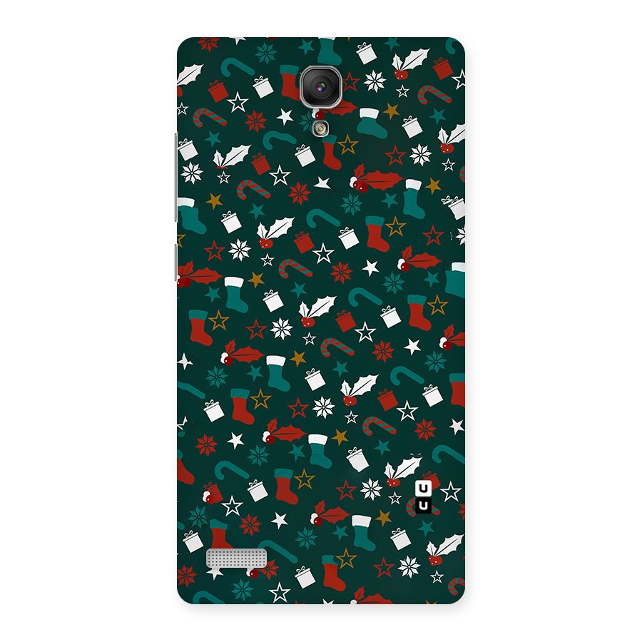 Christmas Pattern Design Back Case for Redmi Note Prime
