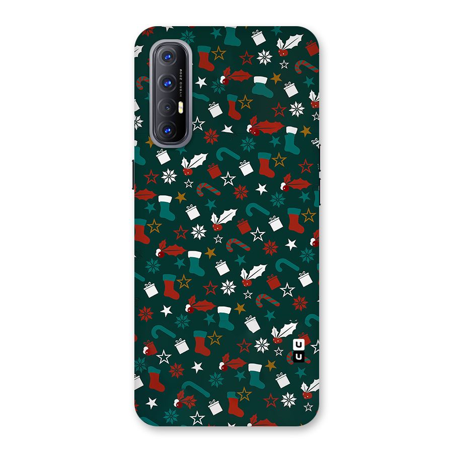 Christmas Pattern Design Back Case for Reno3 Pro