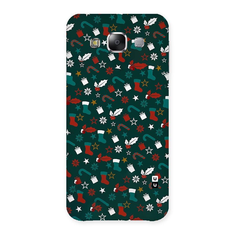 Christmas Pattern Design Back Case for Samsung Galaxy E5