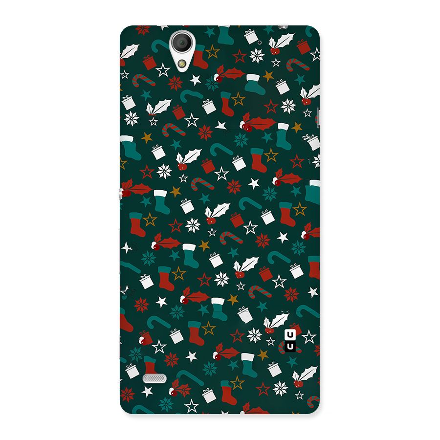 Christmas Pattern Design Back Case for Sony Xperia C4