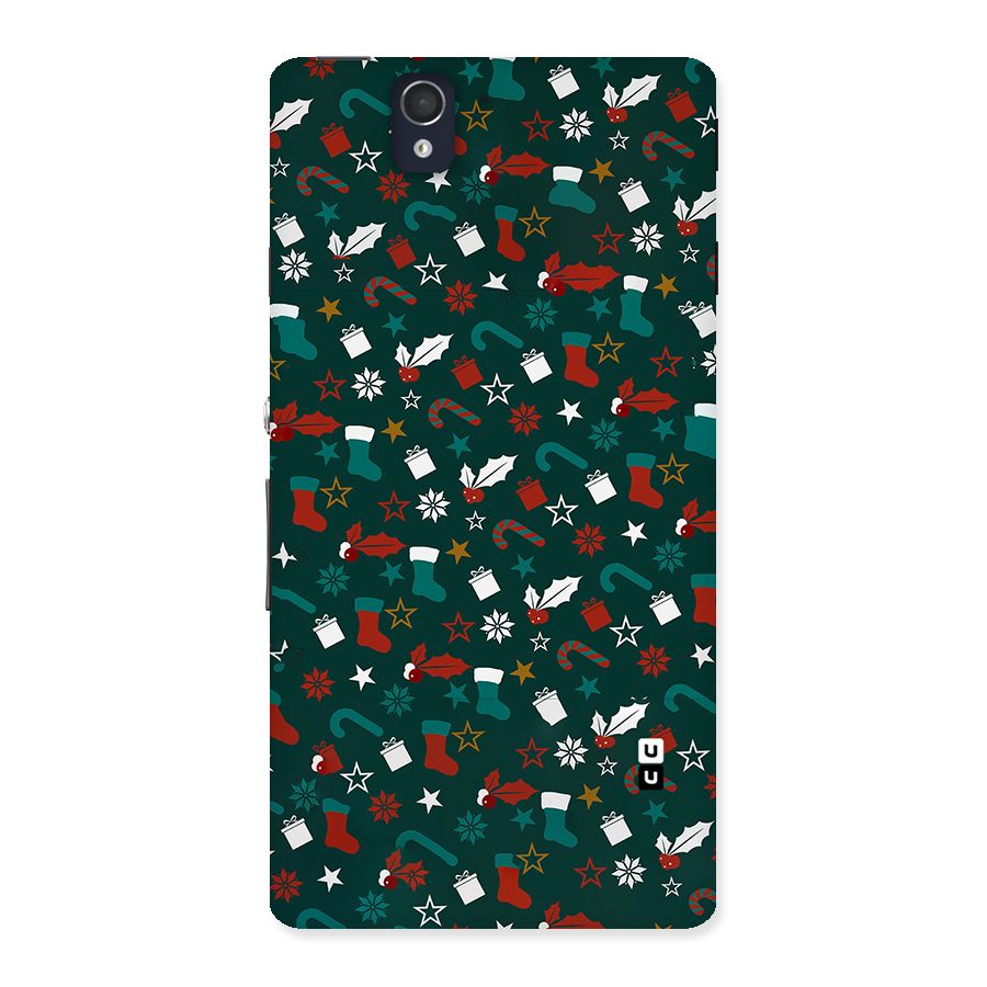 Christmas Pattern Design Back Case for Sony Xperia Z