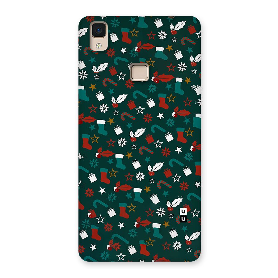 Christmas Pattern Design Back Case for V3 Max