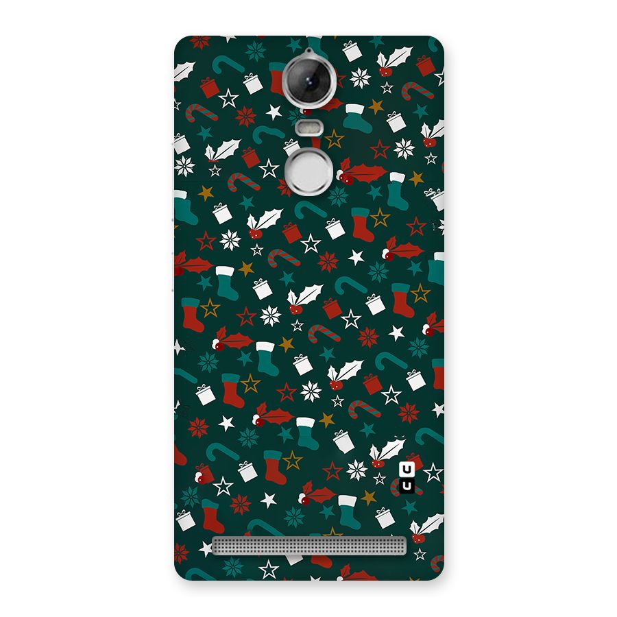 Christmas Pattern Design Back Case for Vibe K5 Note