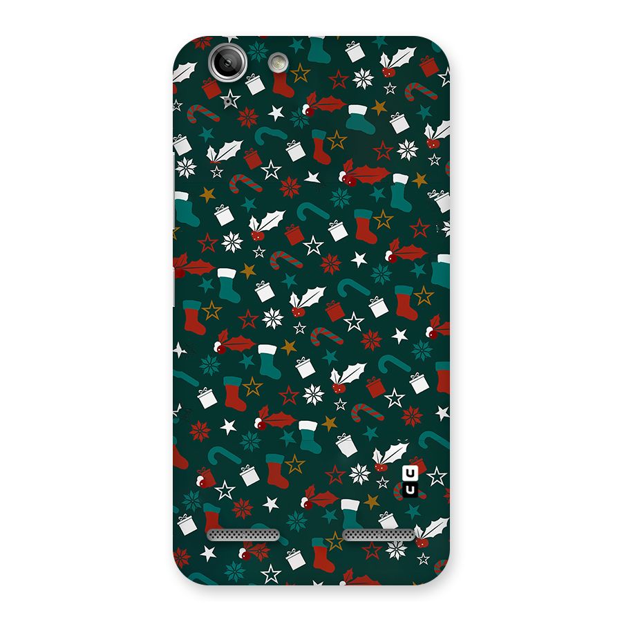 Christmas Pattern Design Back Case for Vibe K5 Plus