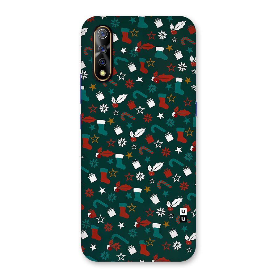 Christmas Pattern Design Back Case for Vivo S1