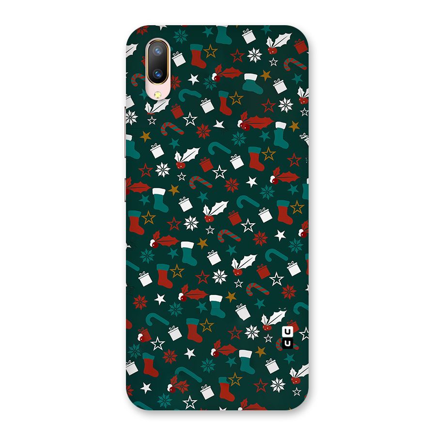 Christmas Pattern Design Back Case for Vivo V11 Pro