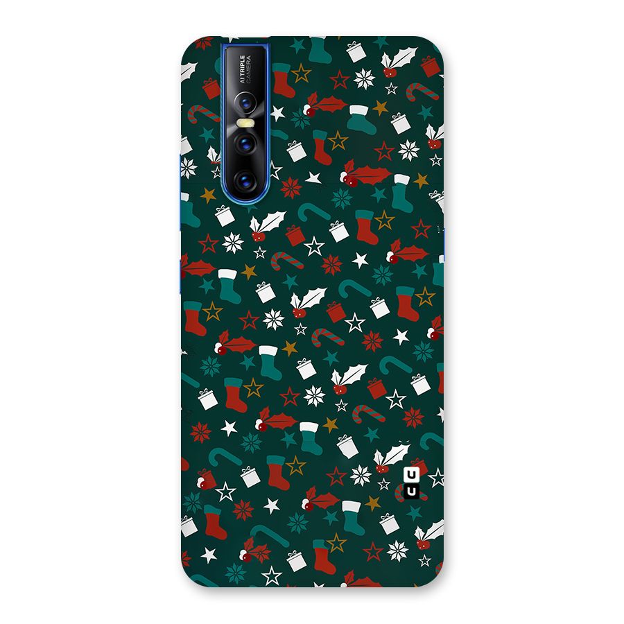 Christmas Pattern Design Back Case for Vivo V15 Pro