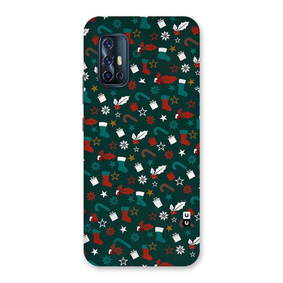 Christmas Pattern Design Back Case for Vivo V17