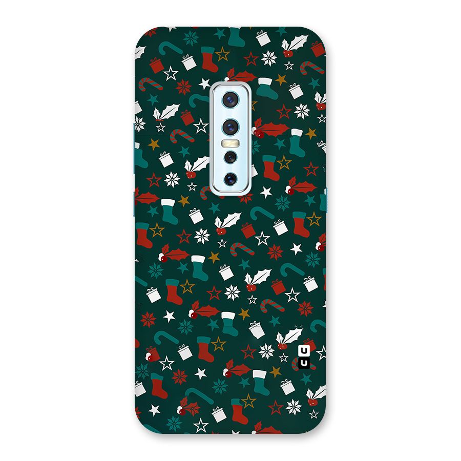 Christmas Pattern Design Back Case for Vivo V17 Pro