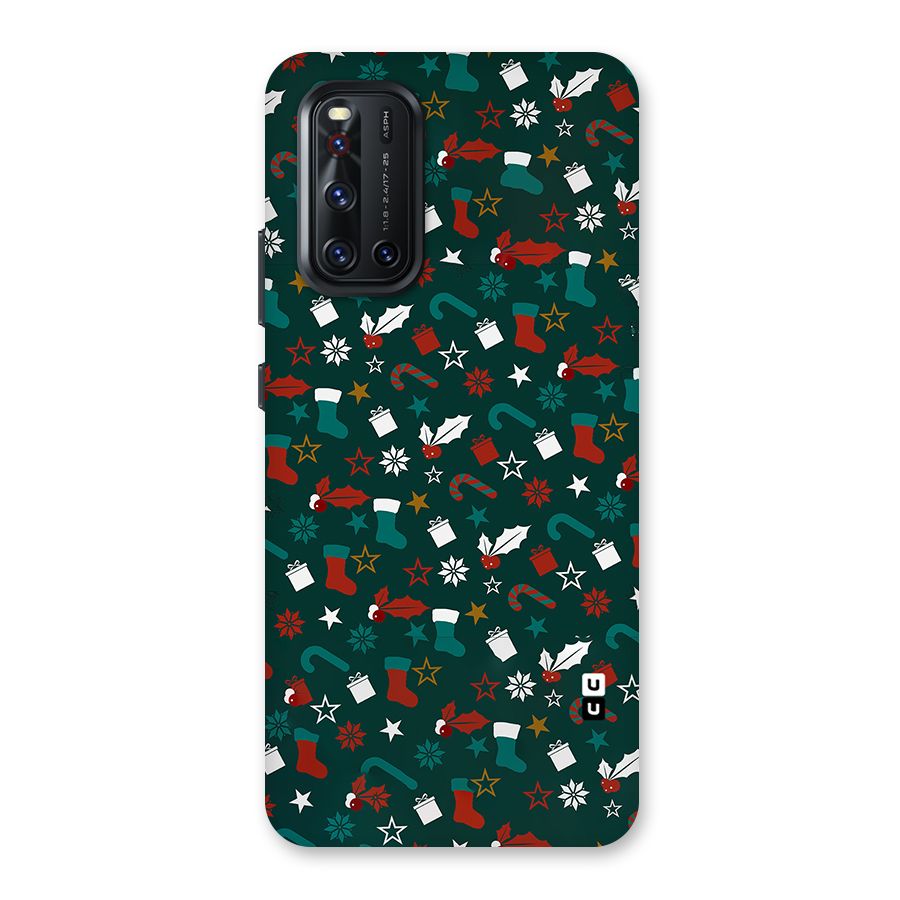 Christmas Pattern Design Back Case for Vivo V19