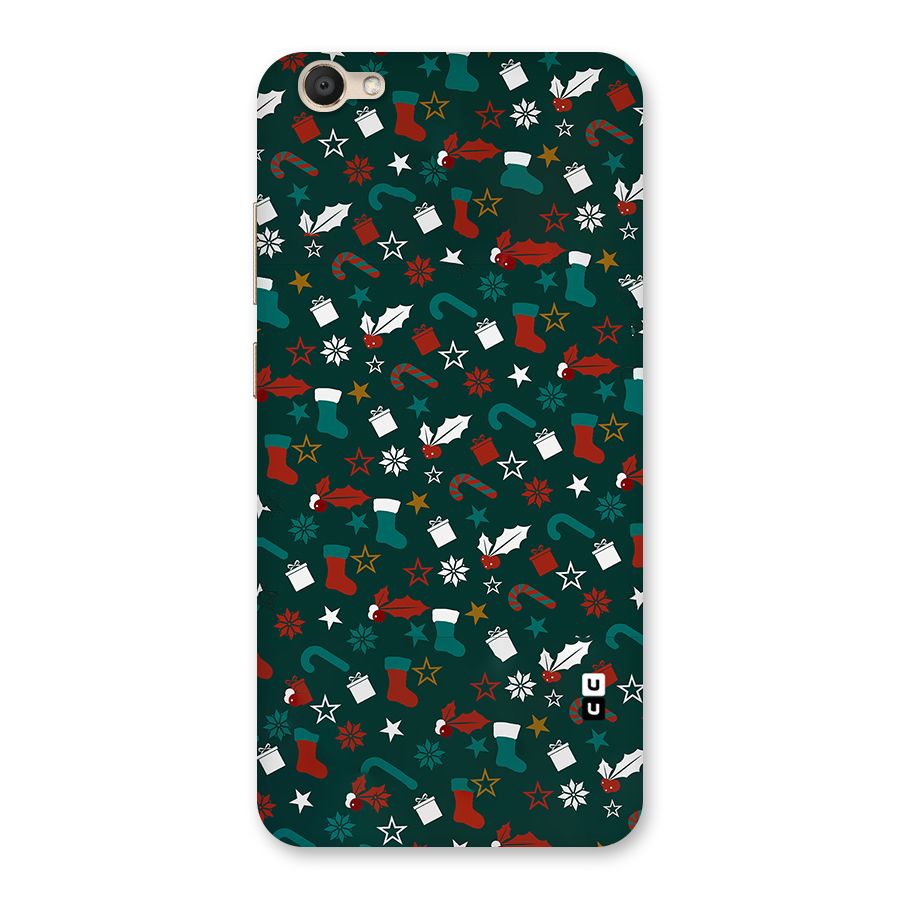 Christmas Pattern Design Back Case for Vivo V5